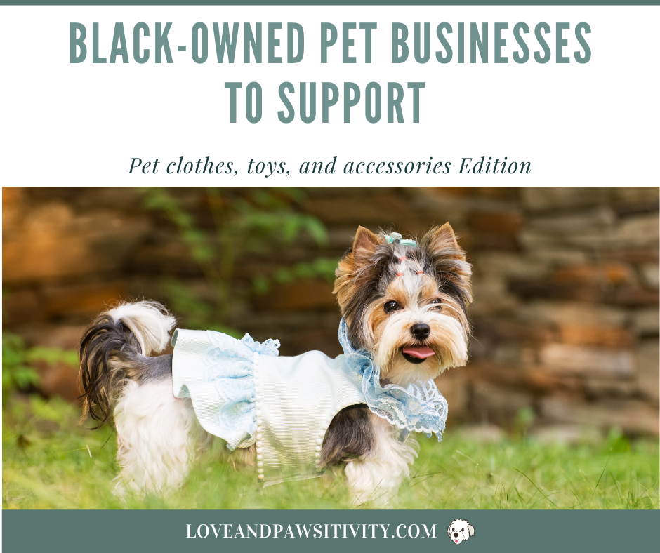 Apparel, Toys, and Accessories Edition - Black-Owned Dog Businesses to Support Now and Always