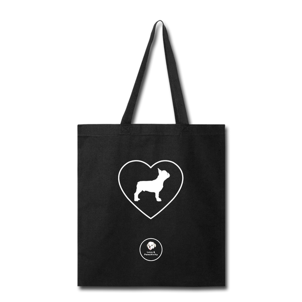 I Heart French Bulldogs! | Tote Bag - Love & Pawsitivity