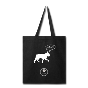 Squirrel! - Boston Terrier | Tote Bag - Love & Pawsitivity