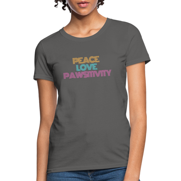 Peace, Love, and Pawsitivity | Comfort Tee | Women - Love & Pawsitivity