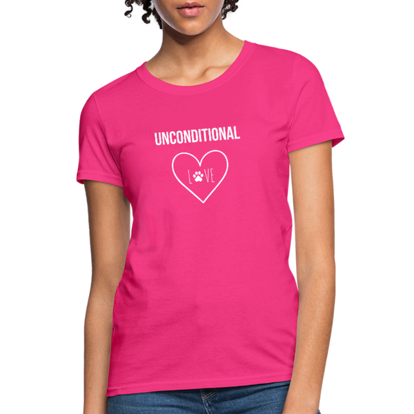 Unconditional Love | Comfort Tee | Women - Love & Pawsitivity