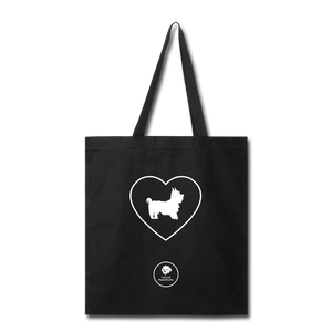 I Heart Yorkies! | Tote Bag - black