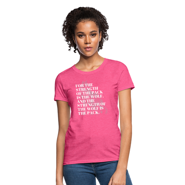 Strength of the Pack | Comfort Tee | Women - heather pink