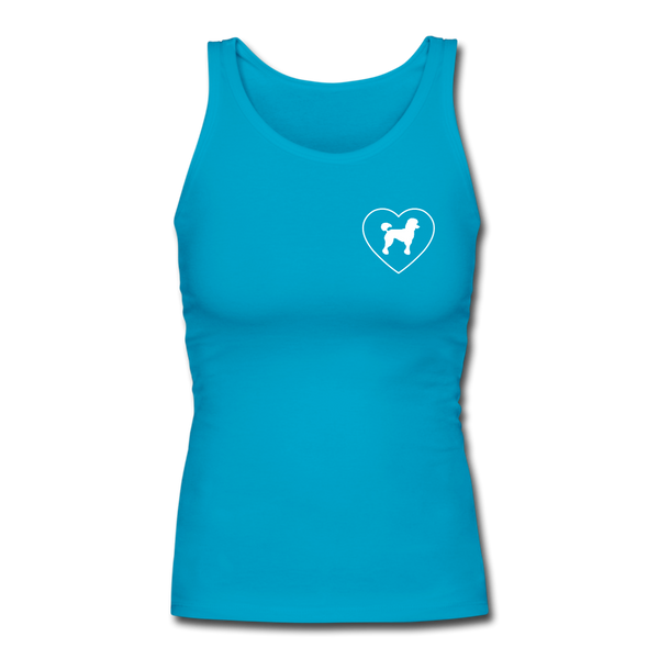 I Heart Poodles! | Comfort Tank Top | Women - turquoise