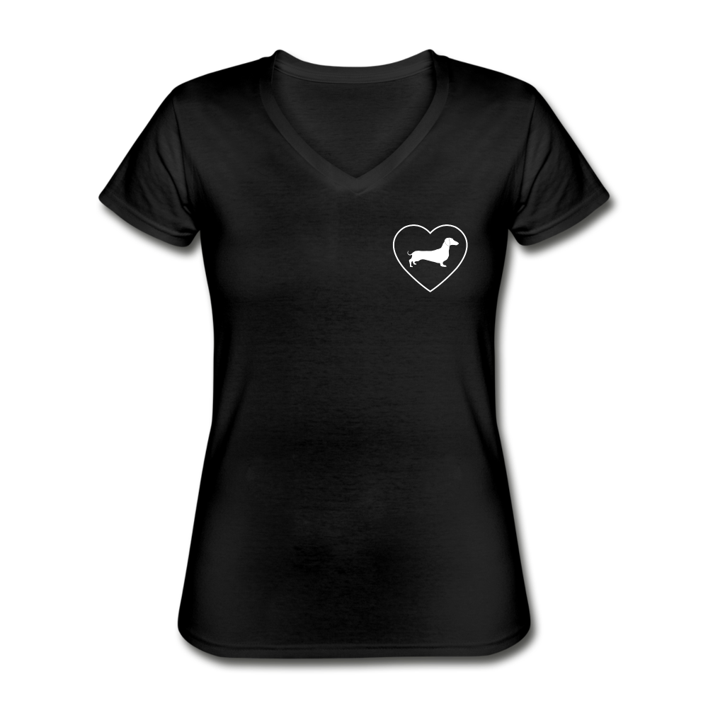 I Heart Doxies! | V-Neck Tee | Women - black