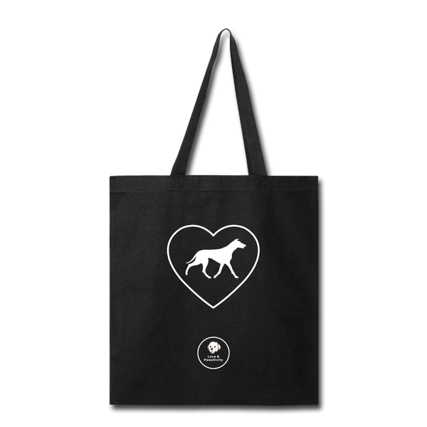 I Heart Greyhounds! | Tote Bag - black