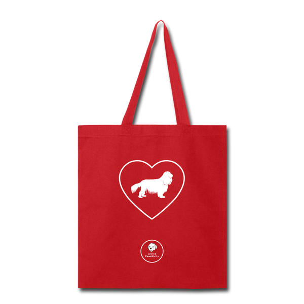 I Heart Cavaliers! | Tote Bag - red