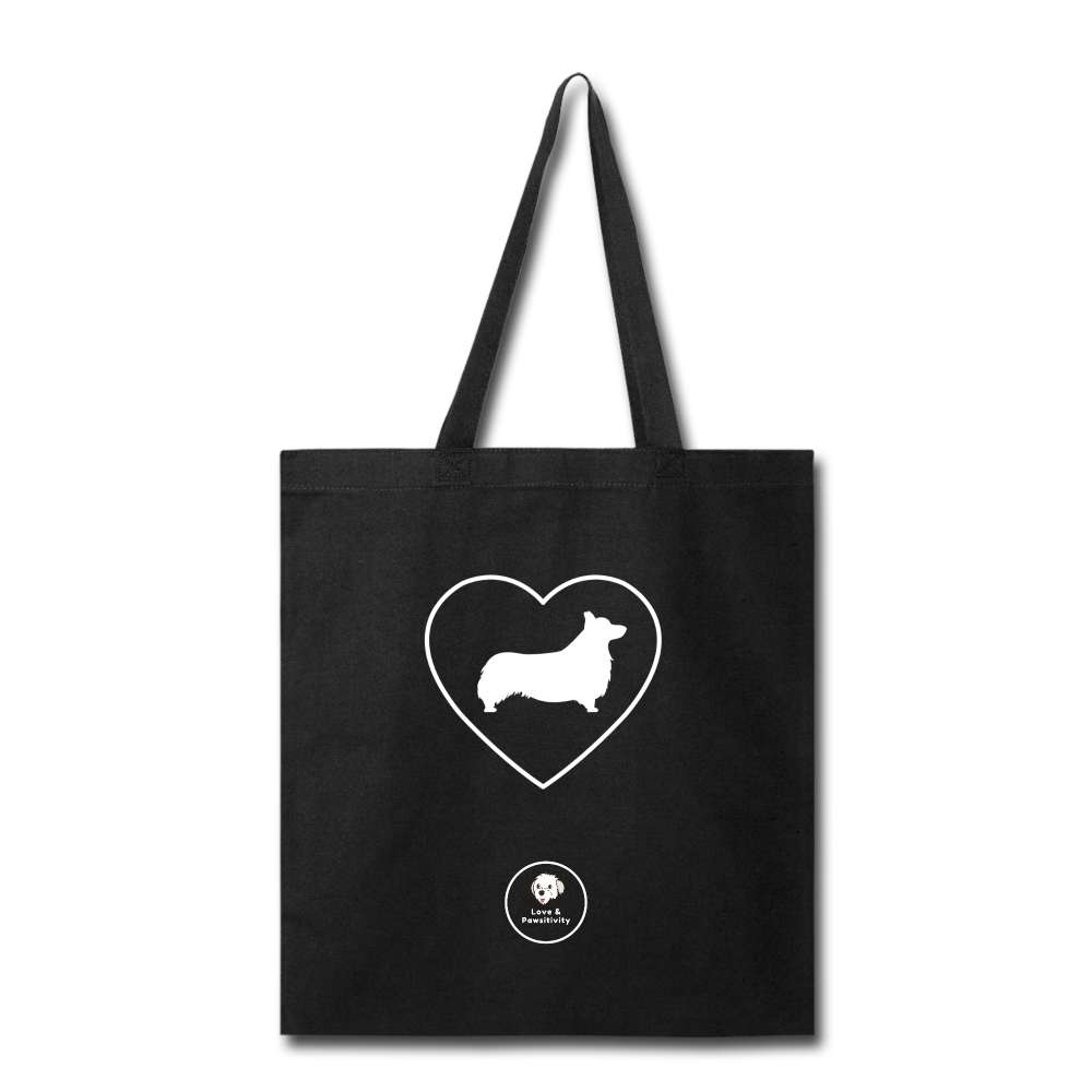 I Heart Corgis! | Tote Bag - black