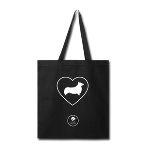 I Heart Corgis! | Tote Bag - black