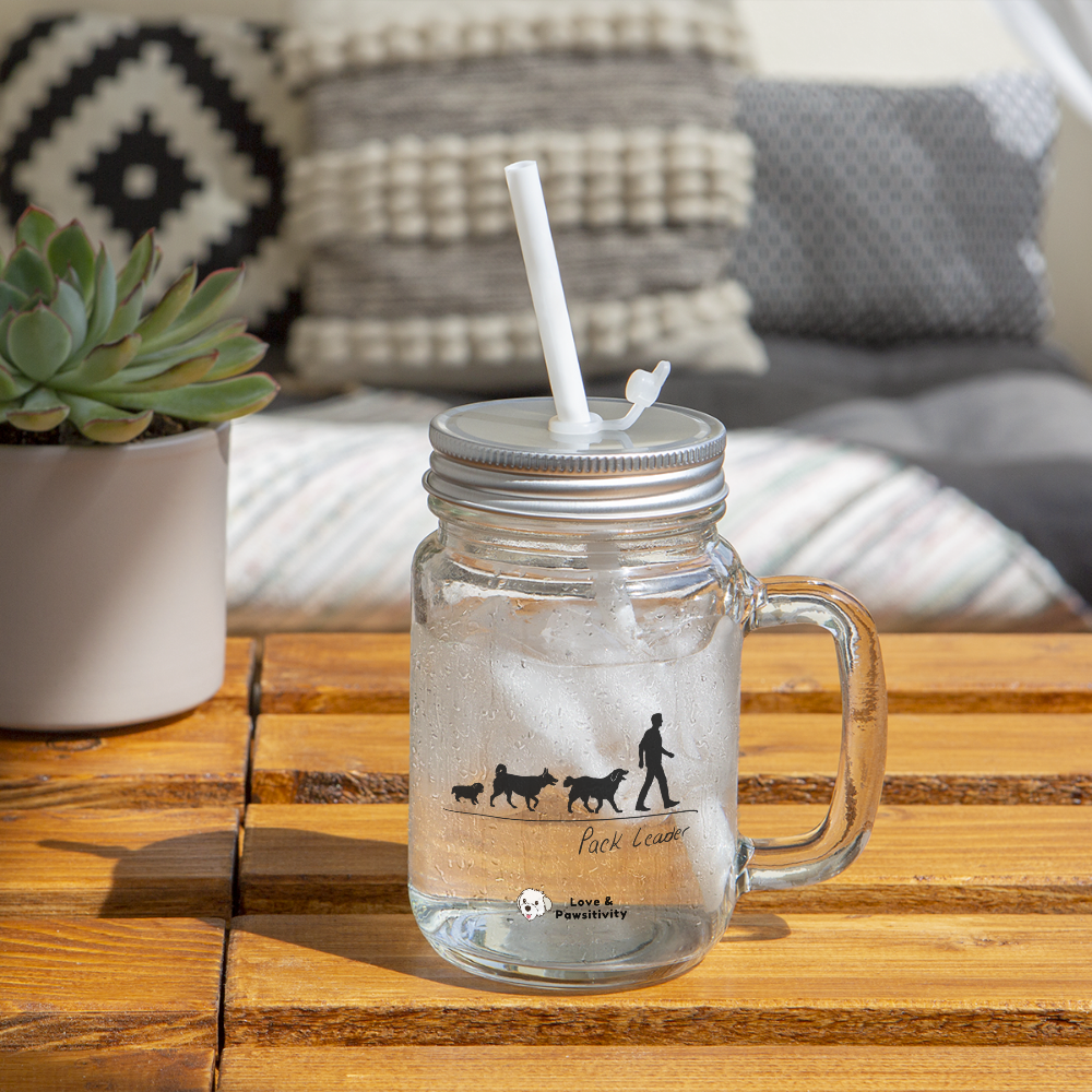 Pack Leader | Mason Jar Mug | Men - clear