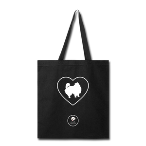 I Heart Pomeranians! | Tote Bag - black
