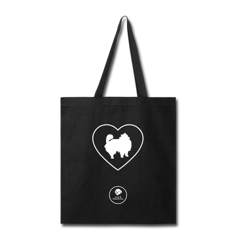 I Heart Pomeranians! | Tote Bag - black