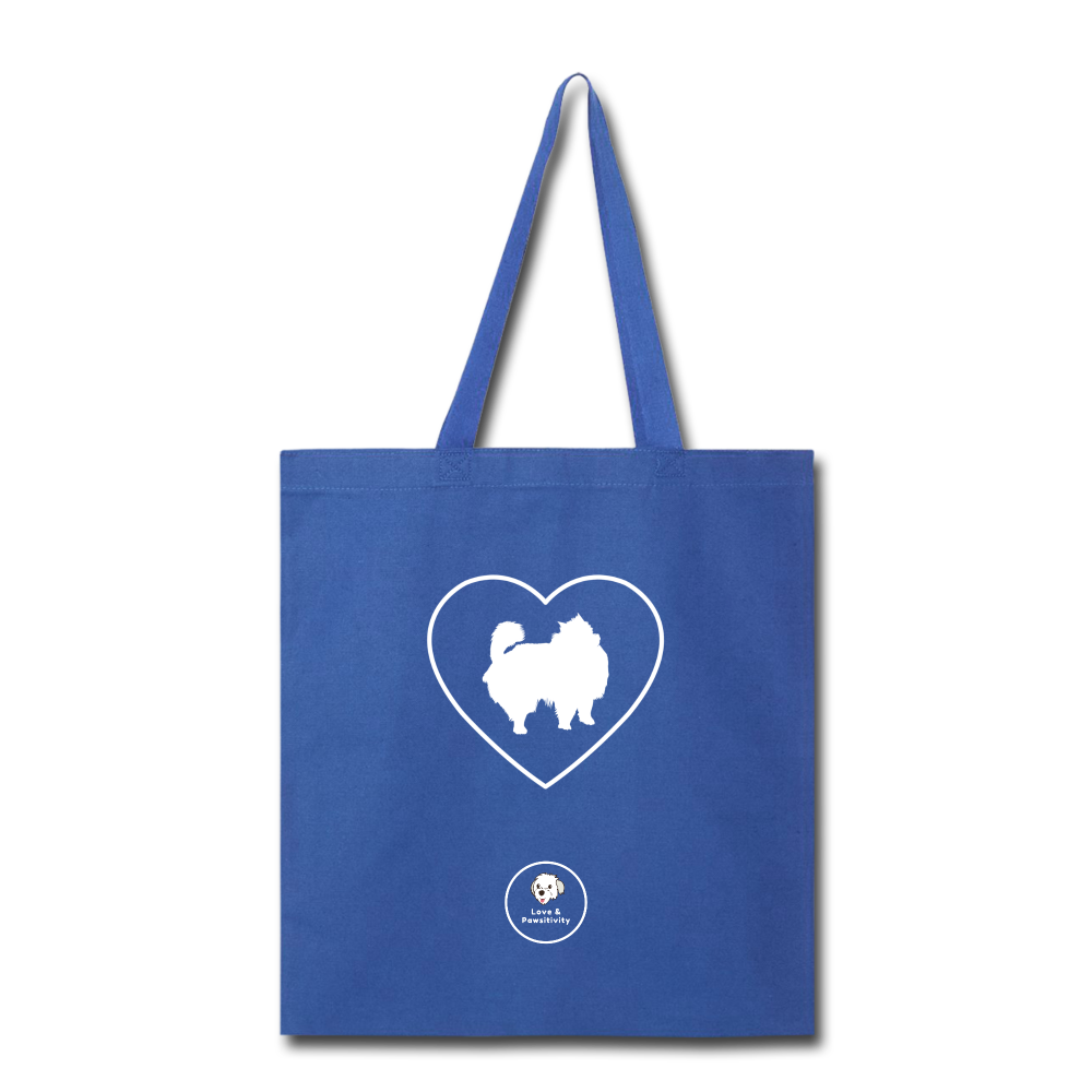 I Heart Pomeranians! | Tote Bag - royal blue