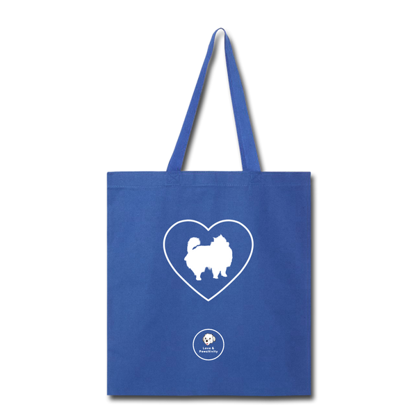 I Heart Pomeranians! | Tote Bag - royal blue
