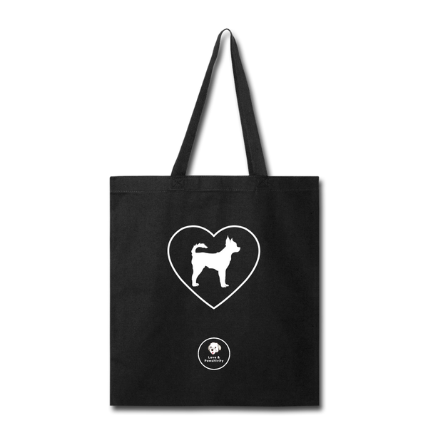 I Heart Chihuahuas! | Tote Bag - black