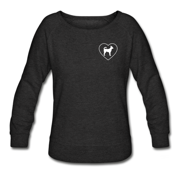 I Heart Chihuahuas! | Sweatshirt | Women - heather black