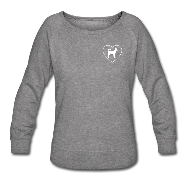 I Heart Chihuahuas! | Sweatshirt | Women - heather gray