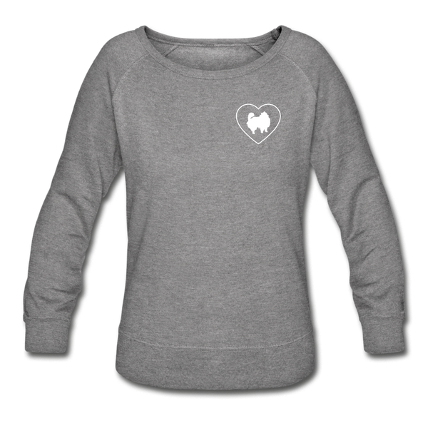 I Heart Pomeranians! | Sweatshirt | Women - heather gray