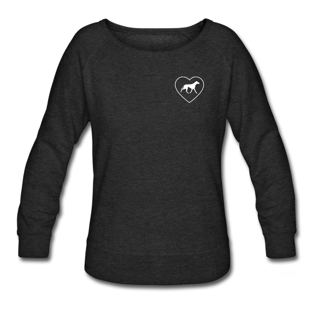 I Heart Greyhounds! | Sweatshirt | Women - heather black