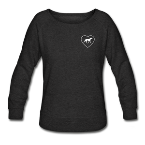 I Heart Greyhounds! | Sweatshirt | Women - heather black