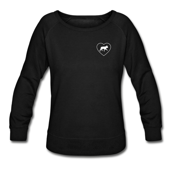I Heart Boston Terriers! | Sweatshirt | Women - black