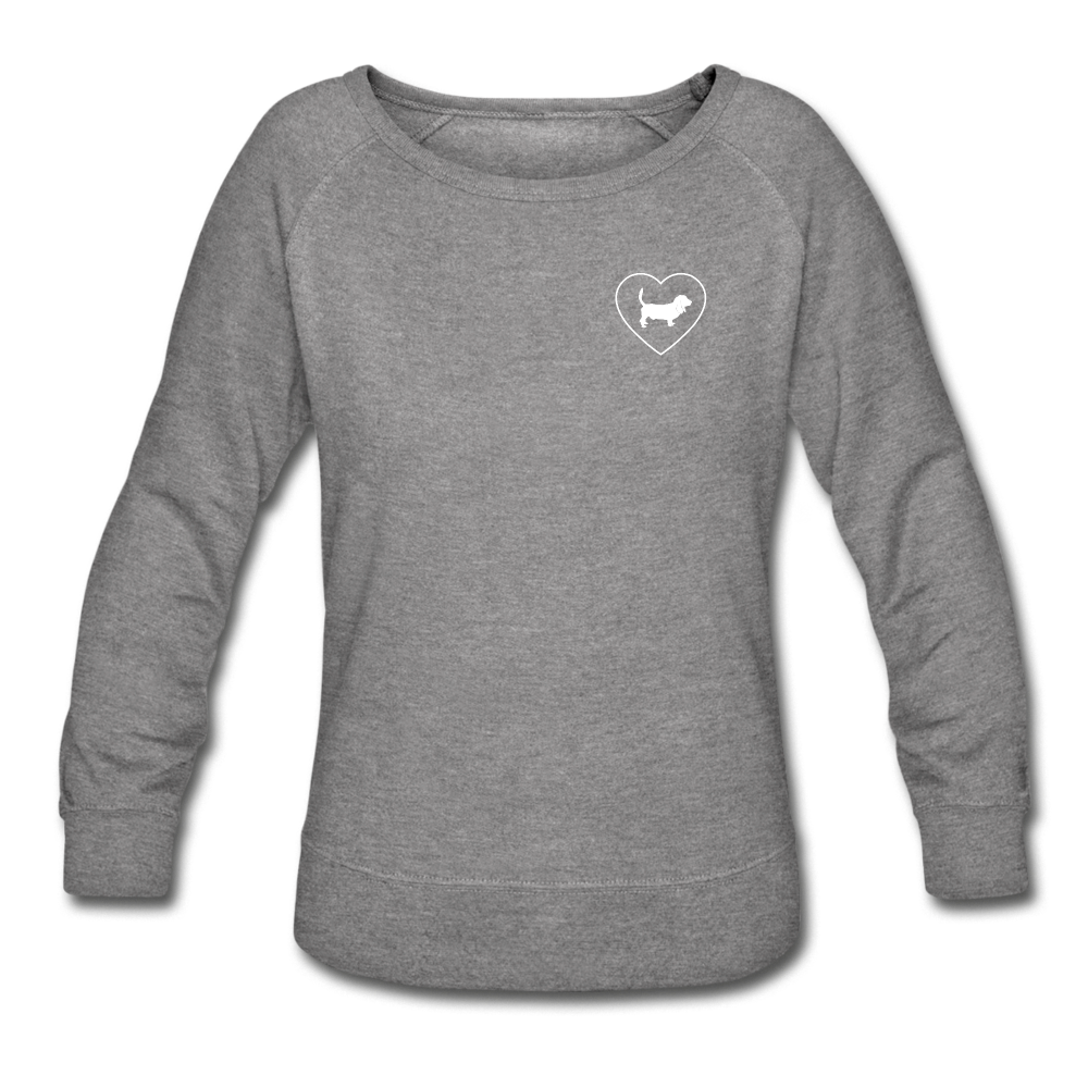 I Heart Hounds! | Sweatshirt | Women - heather gray