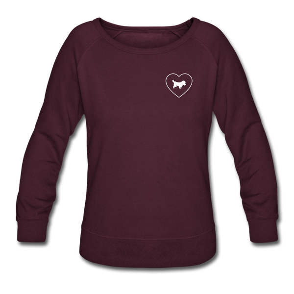 I Heart Maltipoos! | Sweatshirt | Women - plum
