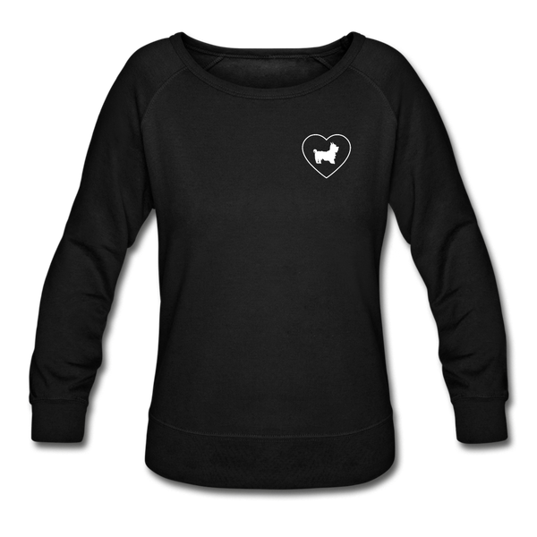 I Heart Yorkies! | Sweatshirt | Women - black