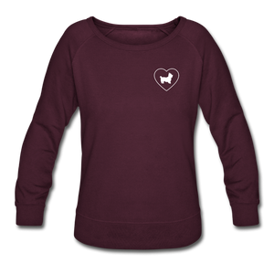 I Heart Yorkies! | Sweatshirt | Women - plum