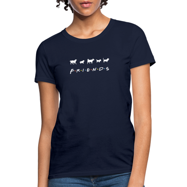 The One With Your Pup | Comfort Tee | Women - navy