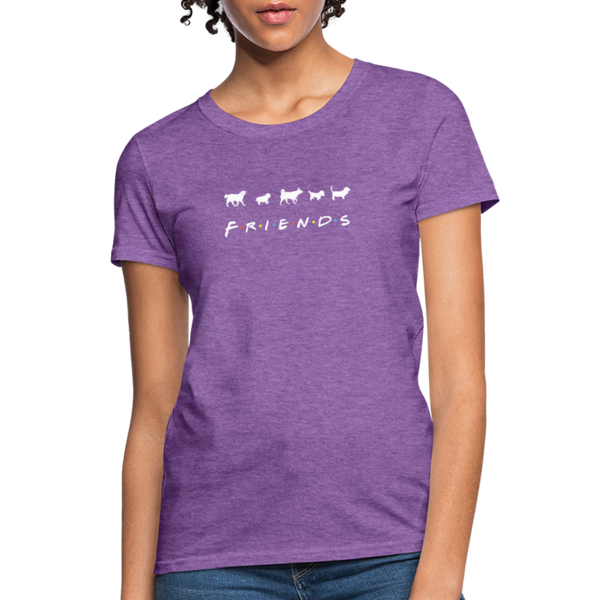 The One With Your Pup | Comfort Tee | Women - purple heather