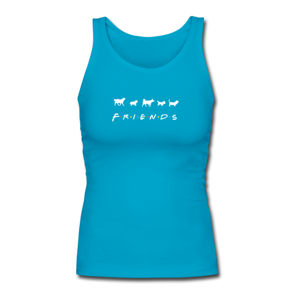 The One With Your Pup | Comfort Tank Top | Women - turquoise