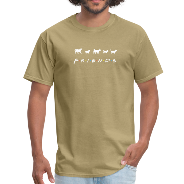 The One With Your Pup | Comfort Tee | Men - khaki