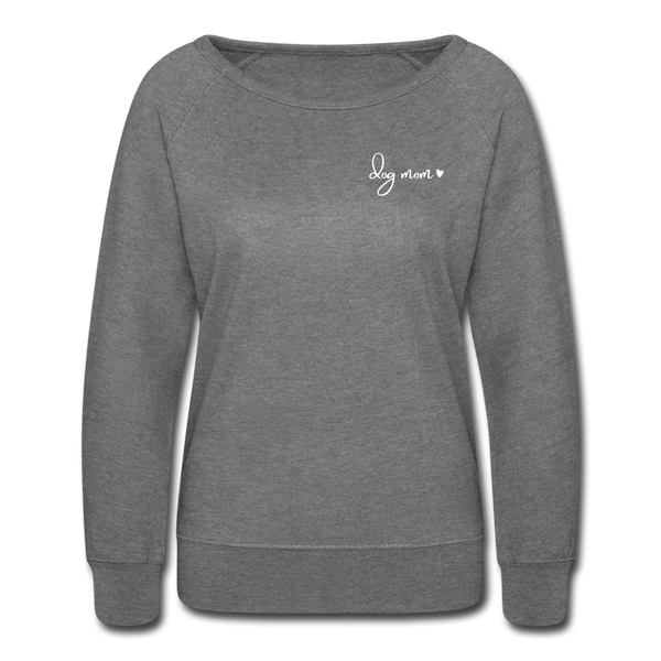 Dog Mom | Sweatshirt | Women - heather gray