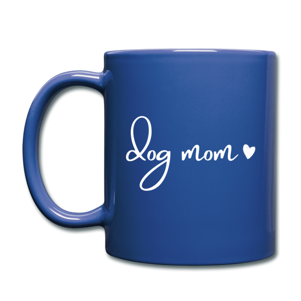 Dog Mom | Color Mug - royal blue