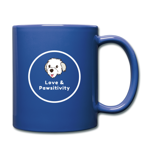 The One With Your Pup | Color Mug - royal blue